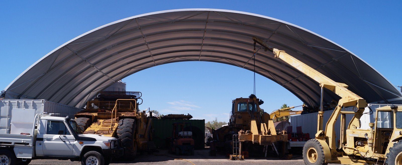 21m span dome shelter