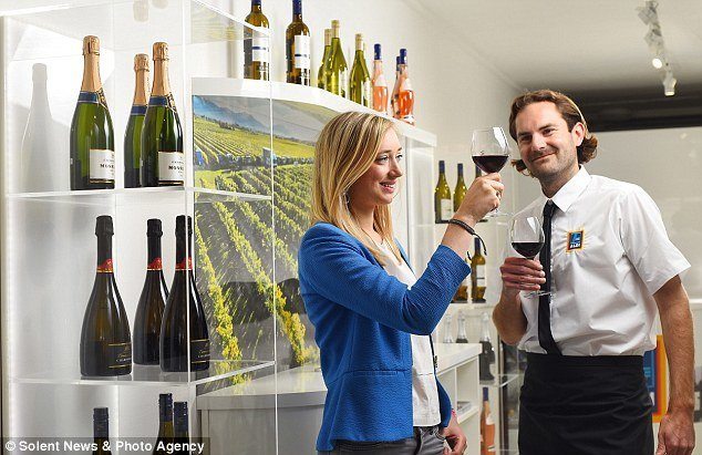 Aldi Wine Pop Up Shop