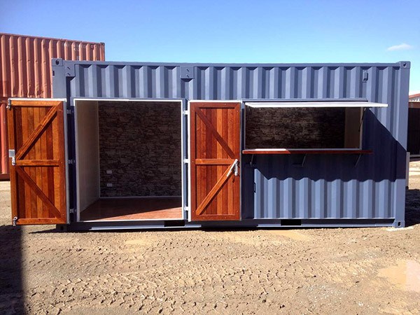 Shipping Container Pop Up Cafe