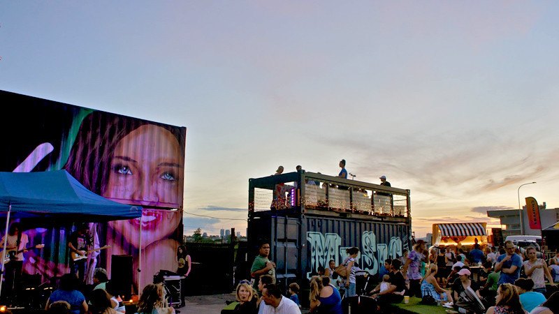 Brisbane Shipping Container Market - Eat Street Hamilton