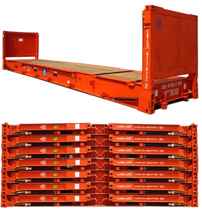Flat Rack Shipping Container
