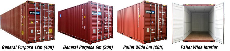 Types of shipping containers