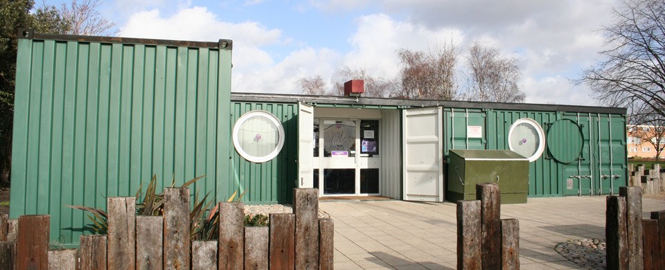 Shipping Container Youth Centre - Mile End Park