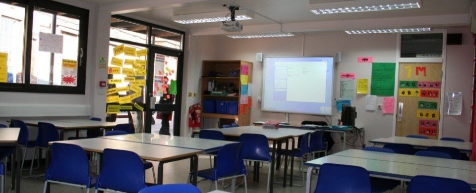 Shipping Container School - Inside Morpeth School in London