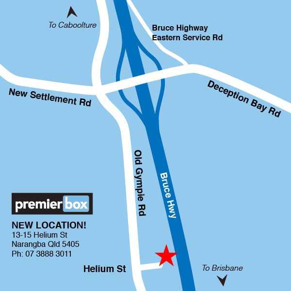 Premier Box Shipping Container Depot Narangba Map