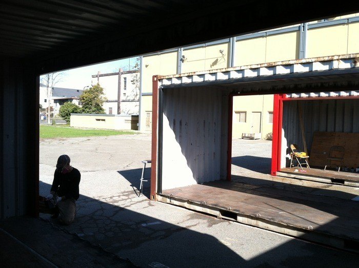 Shipping Container Classroom - REALM Charter School, Berkeley California