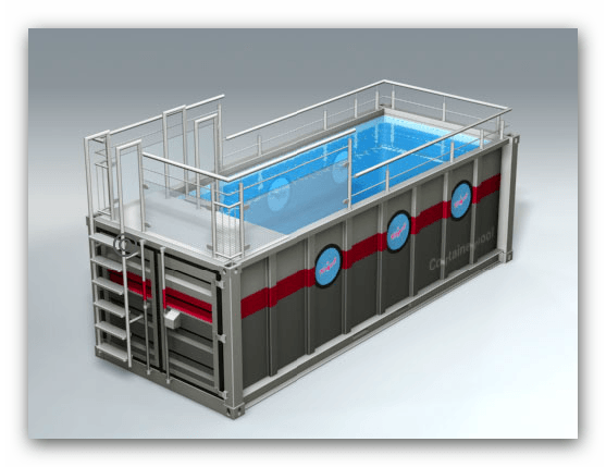 Shipping Container Swimming Pool