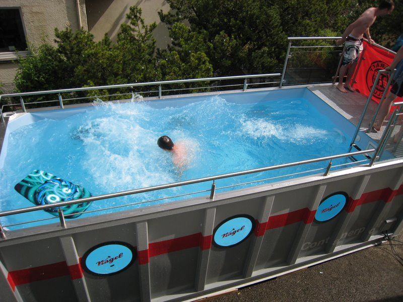 Shipping Container Swimming Pool