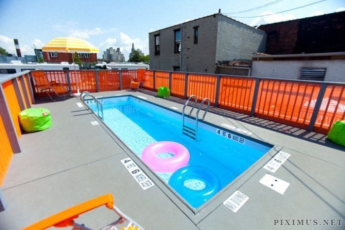 Shipping Container Swimming Pool