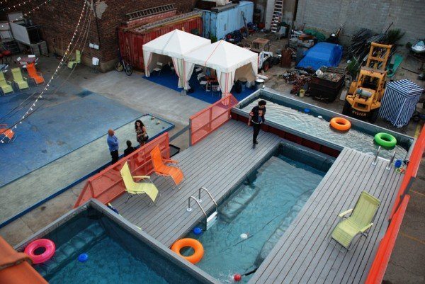 Shipping Container Swimming Pool