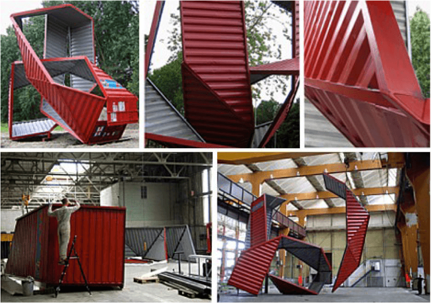 shipping container art