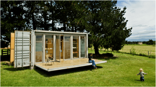 port-a-bach shipping container home